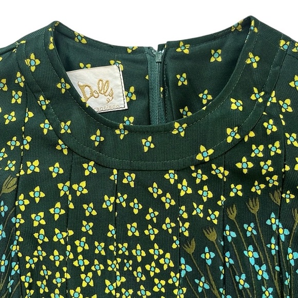 VINTAGE Rae Dolls of SF Floral Mini Dress Size XS - Picture 11 of 15